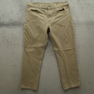 Levi's 511 Jeans Mens Fits 36x28 (Size 38x30) Tan Slim Stretch Denim Pants
